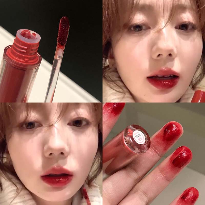 Pink Mirror Crystal Lip Gloss Makeup Water Glass Lip Glaze Plumping Waterproof Jelly Lip Tint Lipstick Moisturizing Beauty Lips — image 4