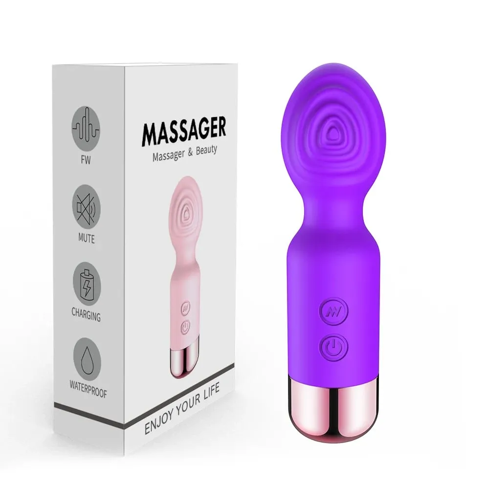 Mini AV Vibrator Female G Spot Vibration Vagina Anal Clitoris Stimulator Dildo Vibrator Adult Sex Toys for Women Masturbation — image 2