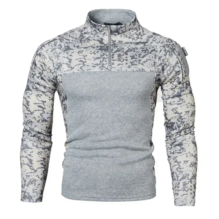 New Pullovers Outdoor Sweatshirt Men Casual Slim Uniform Camouflage Hoodie Clothes Jogging Sweatshirts Long Sleeve Tops — image 9