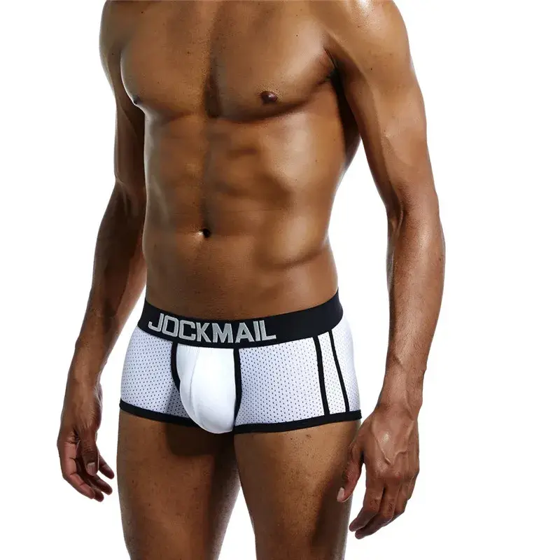 4Pcs Man Underpants Boxershorts Men Boxers Male Breathable Ice Silk Mesh Quick Drying Underwear Men’s Panties Boxer — image 5