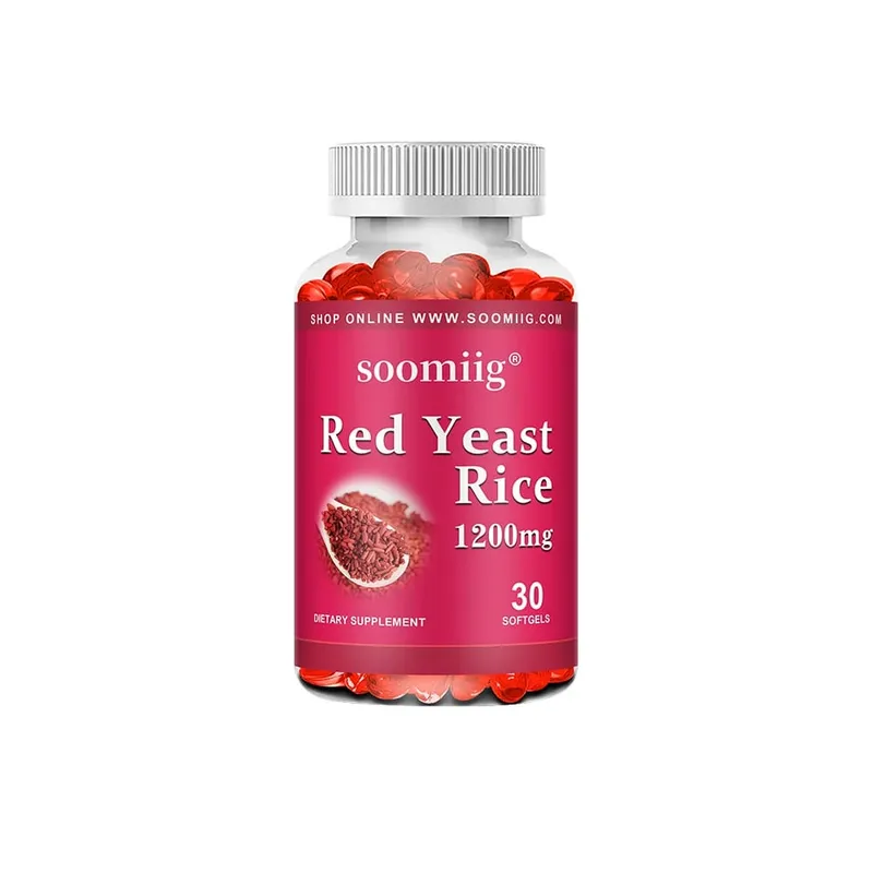 Red Yeast Rice 1200 Mg - Promotes Heart Lipid Blood Sugar and Cardiovascular Health Supports Healthy Cholesterol