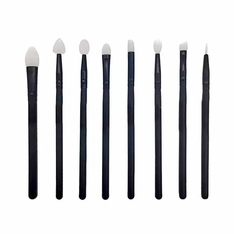 brochas maquillaje Silicone Eyeshadow Lip Applicator Makeup Brushes Eyeliner Lip Brush Professional Eye Shadow Cosmetic Tools