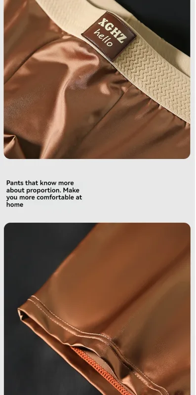 3PCS/Pack Luxury Ice Silk Satin-like Men's Panties Super Soft Boxer Homme Cool Breathable Comfortable Man Underwear Underpants — image 12