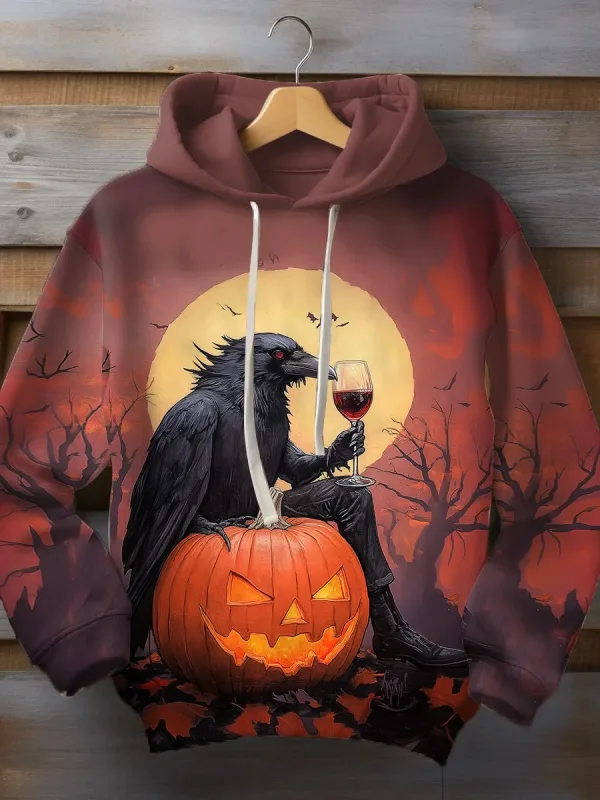 Halloween Men's Graphic Hoodie Pumpkin Prints Classic Casual 3D Pullover Holiday Fashion Hoodies Thin Style Long Sleeve Hooded — image 32