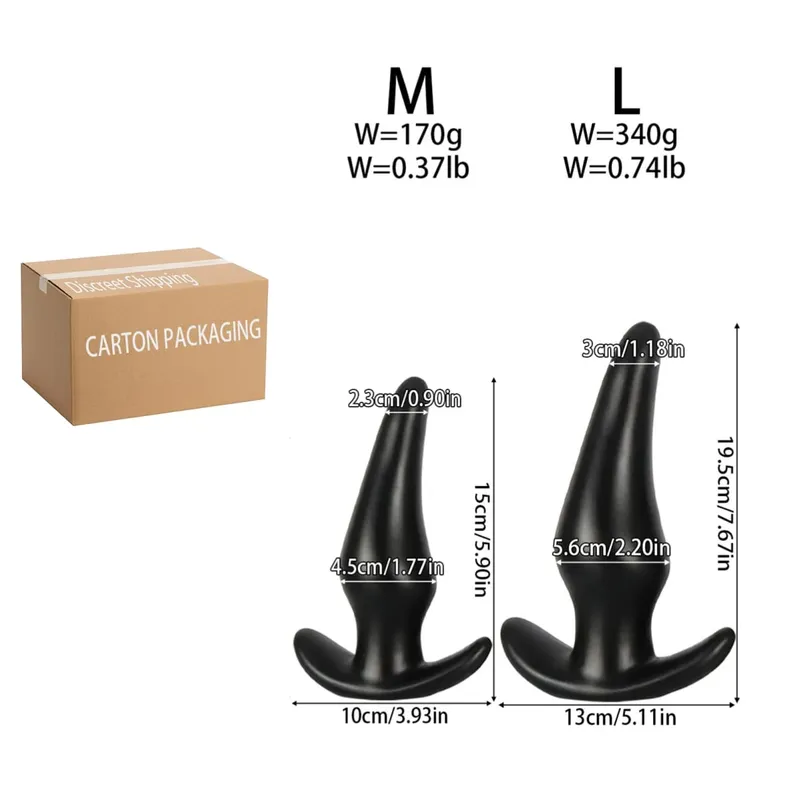 Plug Anal en Silicone souple, 3 tailles différentes, stimulateur, jouets sexuels pour adultes, masseur de Prostate Gay, entraîneur Anal — image 12
