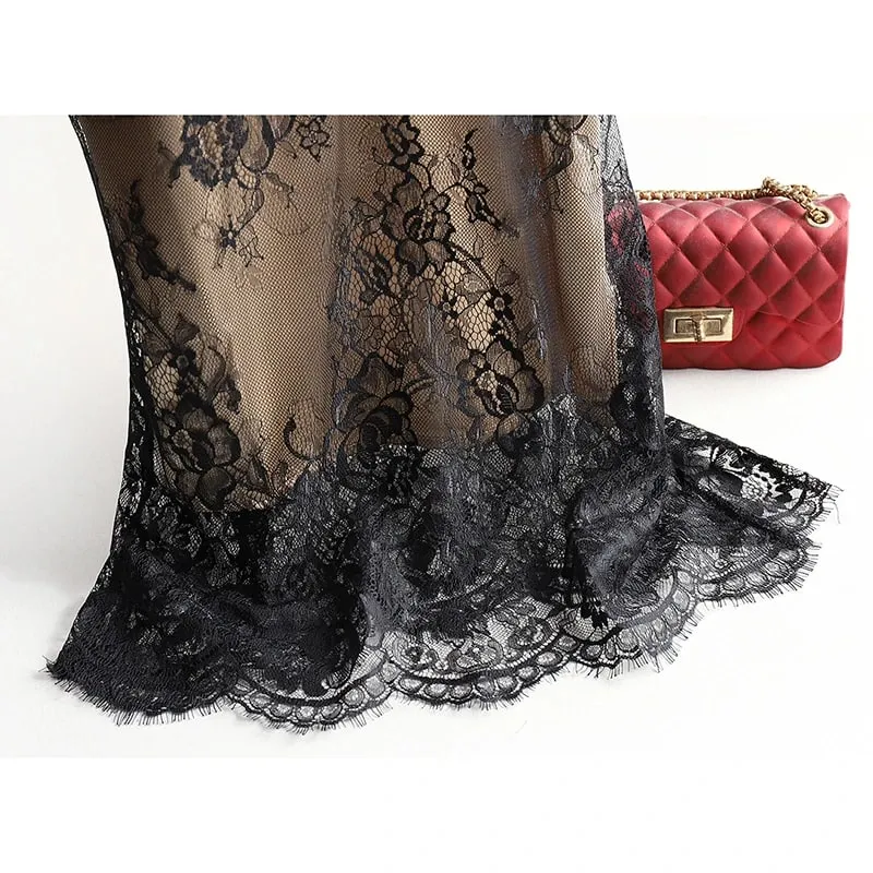 Sexy Lace Spaghetti Strap Top Women Halter V Neck Basic Cami Sleeveless Satin Silk Tank Tops Summer Camisole — image 3