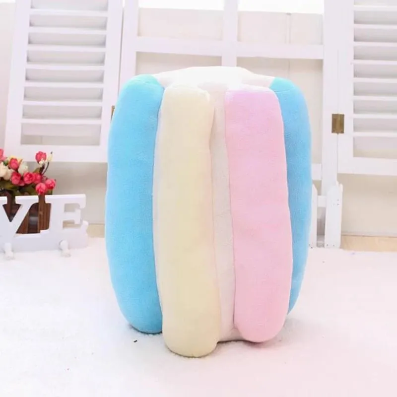 ZU 38cm Sweet Buns Donut Soft Toy Stuffed Cream Doughnut Plush Pillow Simulation Food Sofa Chair Cushion Kids Girl Gift — image 18