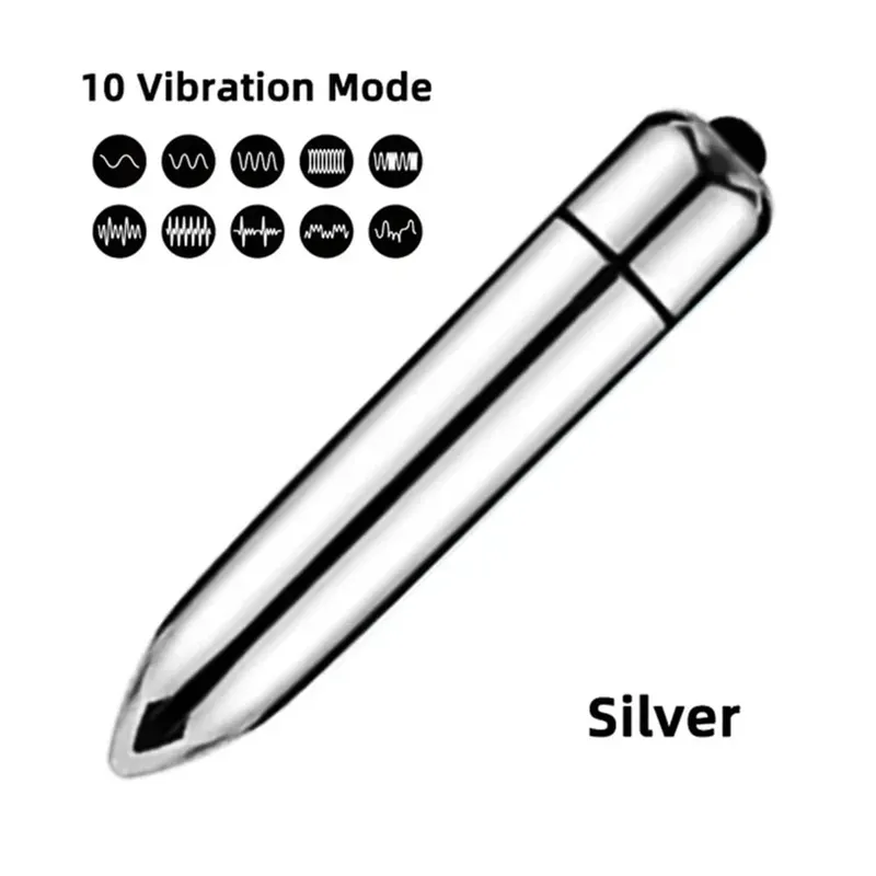 10 ความเร็ว MINI Bullet Vibrator การสั่นสะเทือน G Spot Clitoris Anal Stimulator ช่องคลอดนวดผู้ใหญ่เกม AV Stick เพศของเล่นสำหรับผู้หญิง