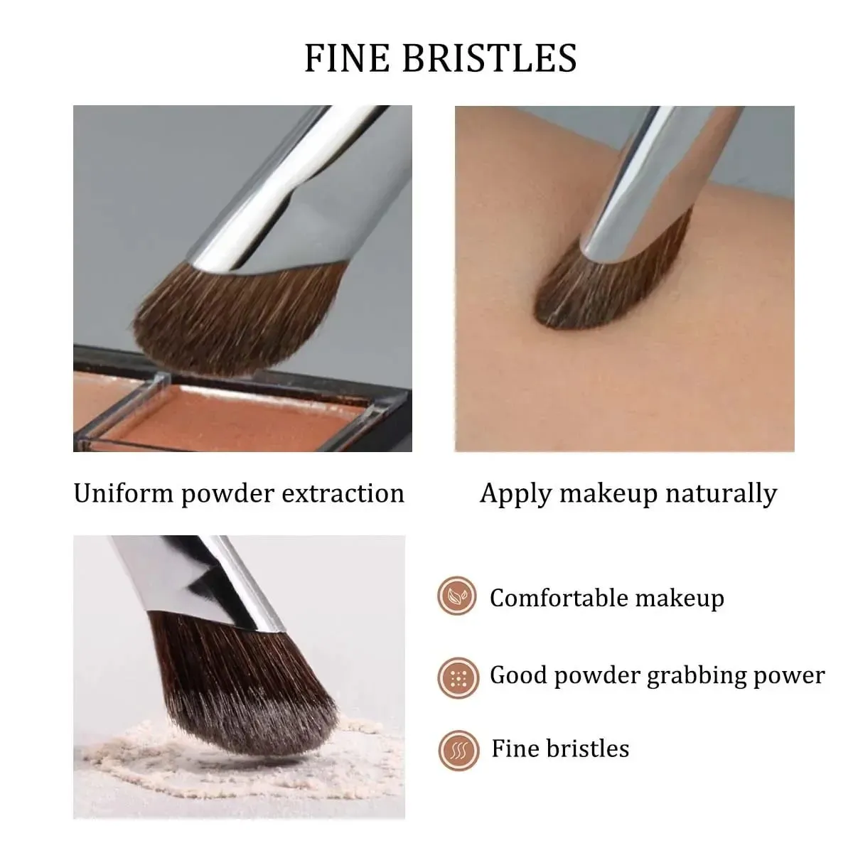 3D Nose Shadow Brush Facial Contour Makeup Brush Soft Head Blush Highlight Korean Cosmetics Female Facial Beauty Tools — image 4