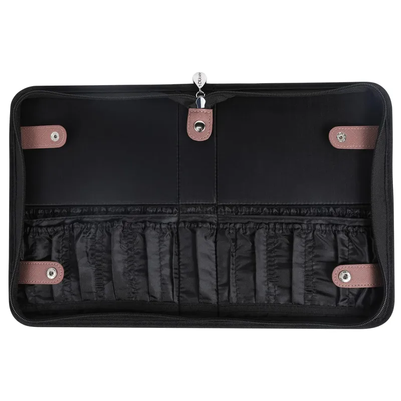 DUcare Women Makeup Bags Travel Cosmetic Bag Makeup Brushes Case 30 Hole Bag professional Organizer Makeup Brush Accessories Bag