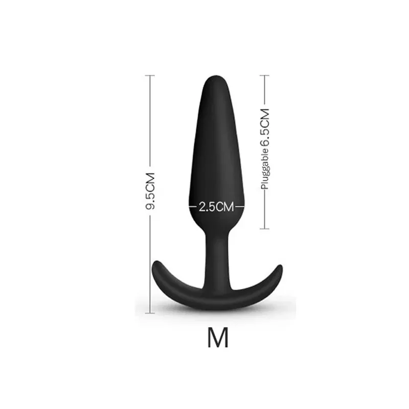 Palam Dubur Bentuk T 3 Saiz Perangsang Palam Punggung Silikon Lembut Mainan Seks Dubur Pengurut Prostat Dildo untuk Wanita Lelaki Mainan Seks Dewasa — image 13