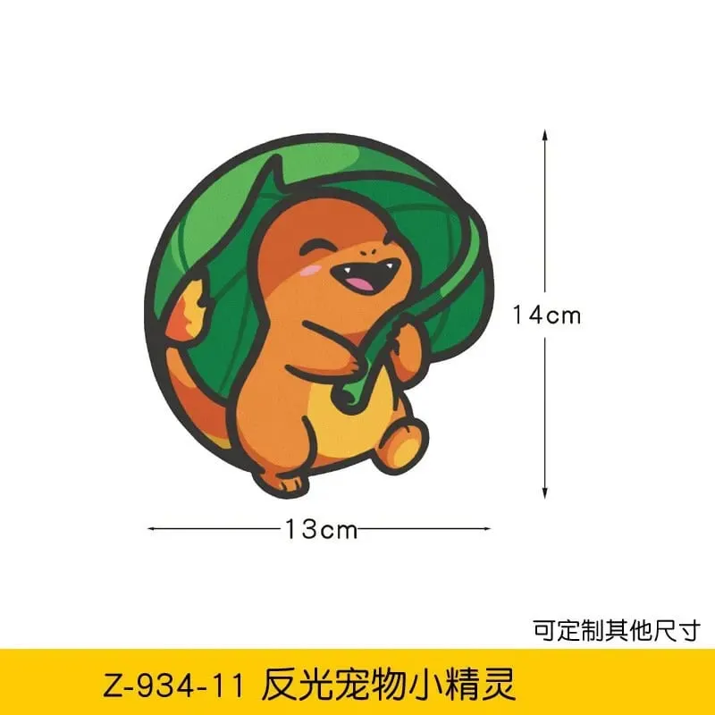 20 Arten Pokemon-Autoaufkleber, Anime-Figur, Pikachu, Gengar, Eevee, Charmander, niedliche Cartoon-Puppe, kreative Aufkleber, Geburtstagsgeschenke — image 22