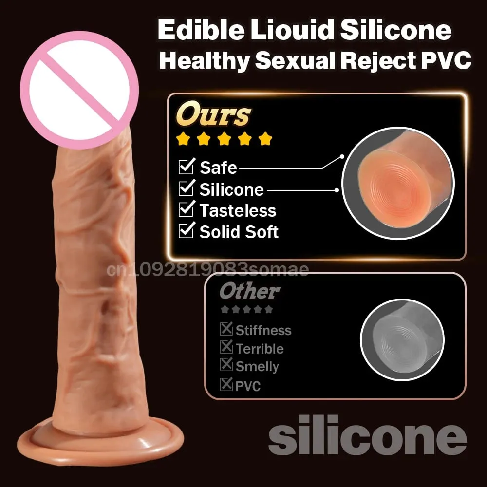 Realistic Silicone Dildo with Suction Cup G-Spot Anal Dildos Strapon Dick Anal Plug Masturbator Adult Sex Toys for Women 딜도