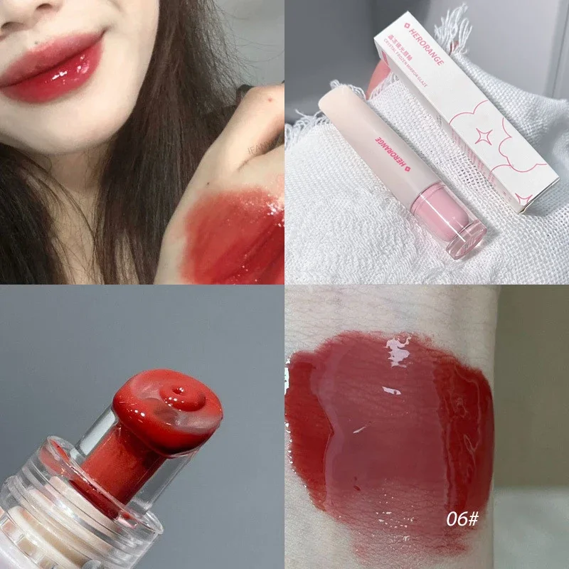 Crystal Jelly Lip Gloss Mirror Water Liquid Lipstick Moisturizing Long Lasting Sexy Lip Plumper Lip Tint Makeup Korean Cosmetics — image 11