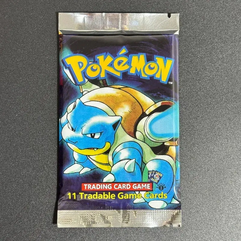 1. udgave basesæt 1999 Booster Pack TCG basesæt Ubegrænset spilkort Pokemon Charizard Blastoise Venusaur PTCG samleobjekt
