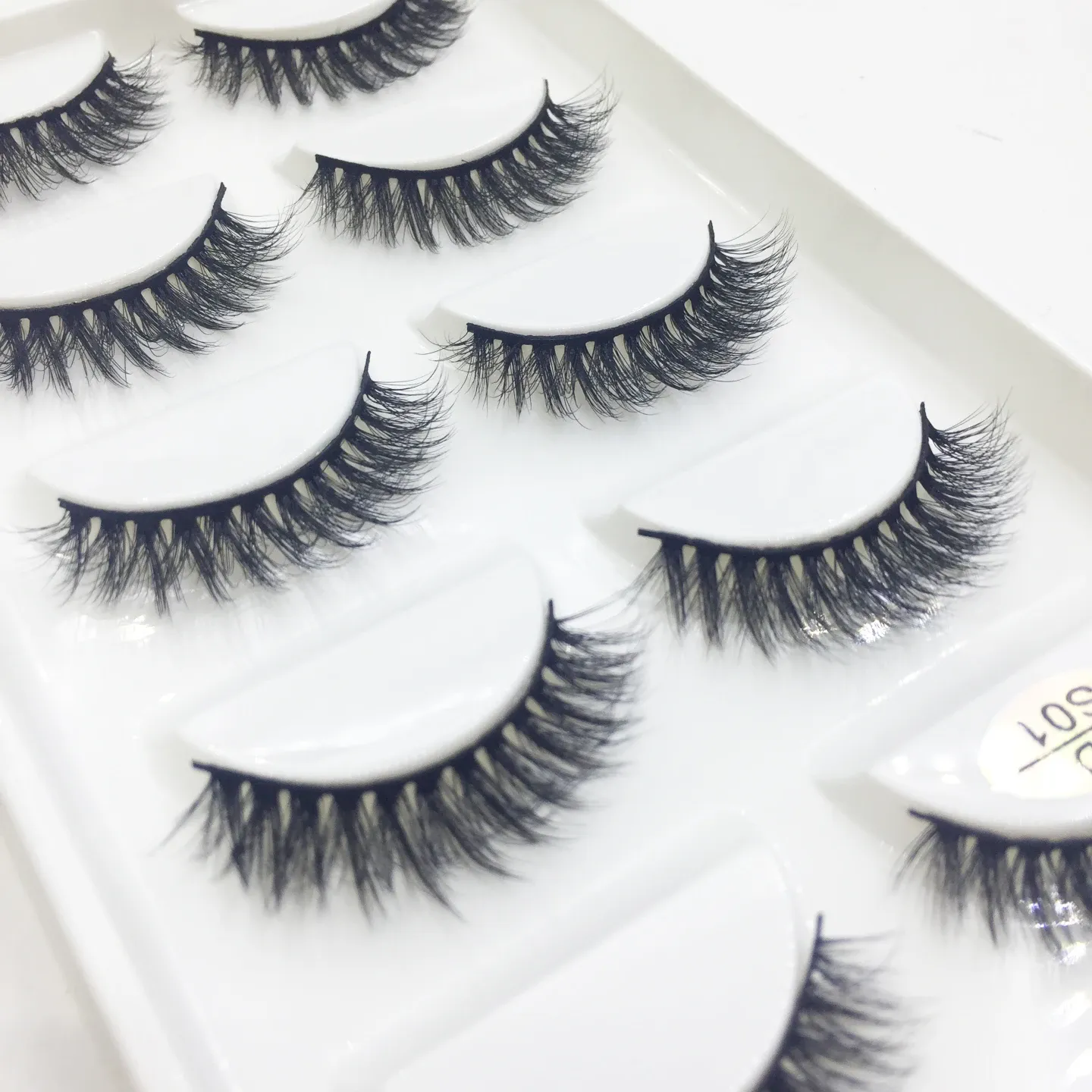 Natural 3D Mink False Eyelashes Soft Wispy Fluffy Eye Faux Lashes Make Up Eyelash Beauty Cat Cilios 5 Pairs 15 Styles — image 4
