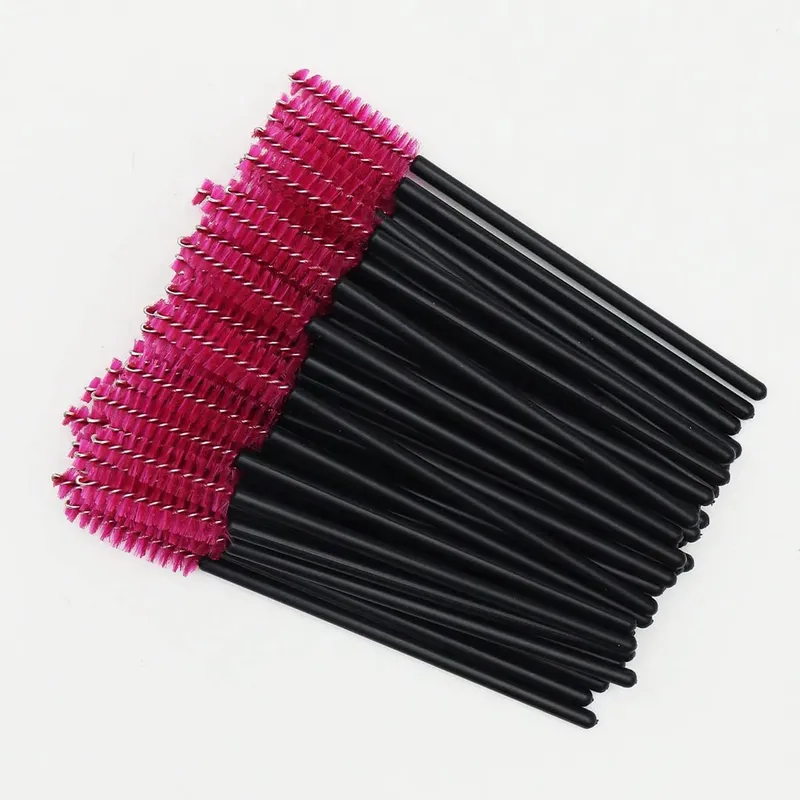 50Pcs Crystal Eyelashes Brush Comb Disposable Eye Lashes Extension Mascara Wands Makeup Professional Makeup Beauty Tool — image 16
