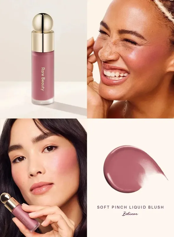 Rare Beauty Liquid Blush Natural Glow Blends Easily While Velvet Blush Stick Waterproof Sweat-resistant Lightweight Long Makeup — image 13