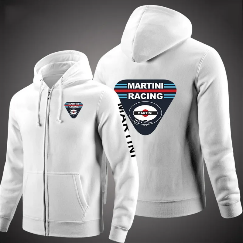 Martini Racing 2024 Men's Fashion Hoodies Spring And Autumn Solid Color Zipper Pullover Comfort Harajuku Top Sweatshirts — image 10