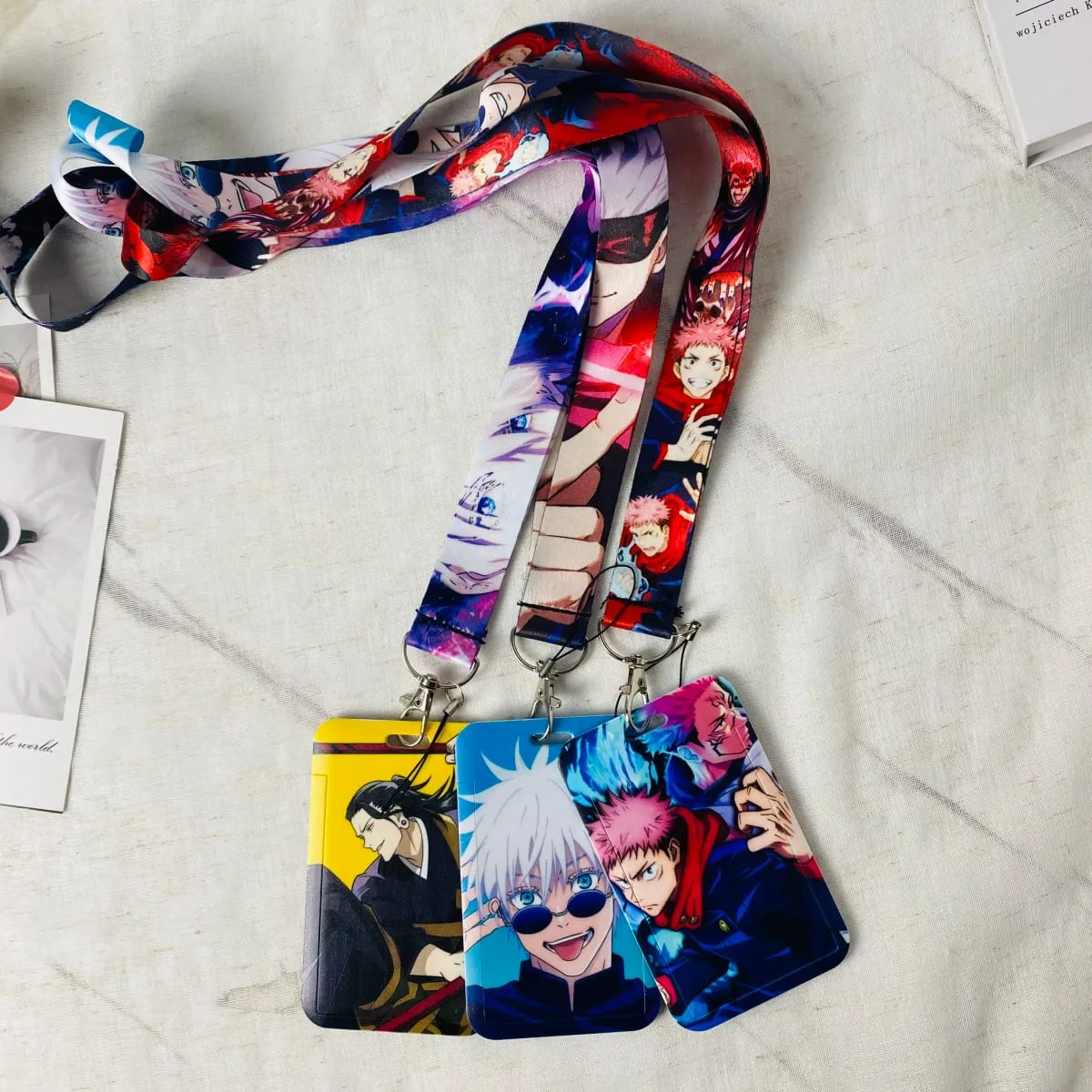 Anime Lanyard For Keychain ID Card Cover Passport Student USB Badge Holder Cool Neck Straps Accessories Friends Gifts — image 1