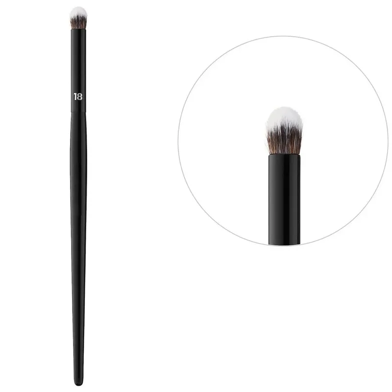 PRO Black Eye Crease Shadow Brushes 18 26 High quality Soft Synthetic Blending Cosmetics Beauty Brush Tools