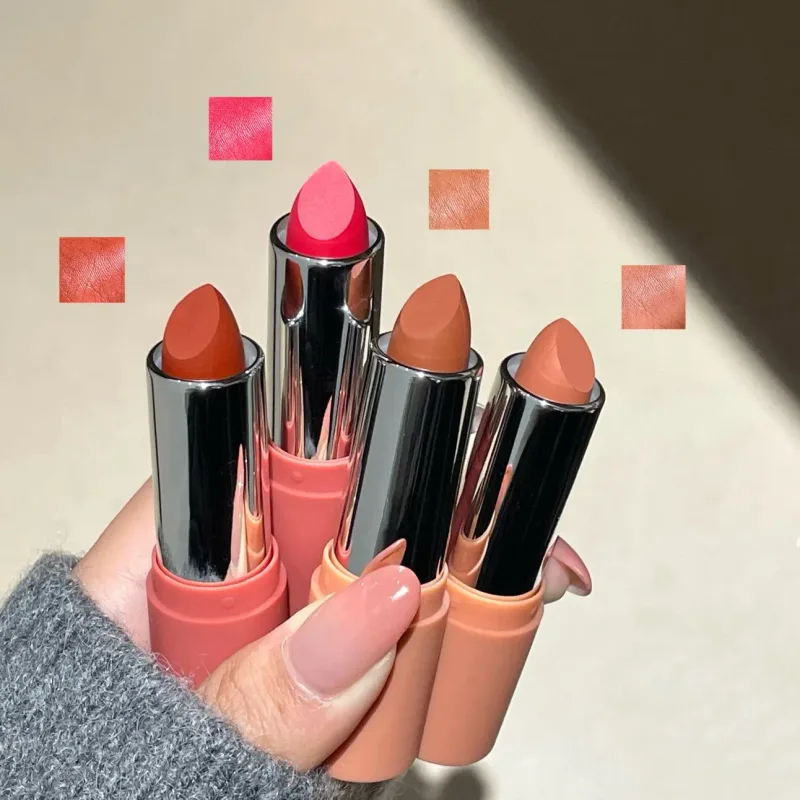 Herorange Sheer Matte Lipstick Soft Texture Non Drying Long Lasting Transfer Proof Natural Tones for All Skin Tones — image 5