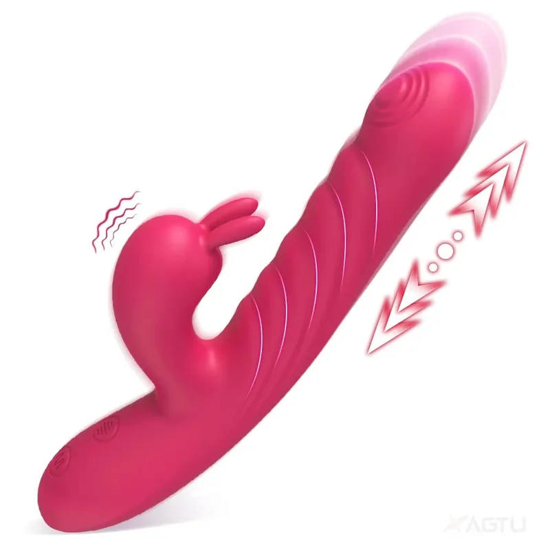 Rabbit Thrusting Vibrator for Women Clitoris Stimulator Powerful G Spot Vagina Massage Female Masturbator for Adult Sex Toys — image 8