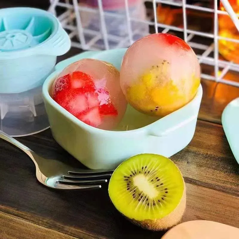 Ice Maker Food Grade Sphere Ice Mold Stackable Slow Melting DIY Ice Ball For Cocktail Whiskey Drink Home Bar Tools — image 4