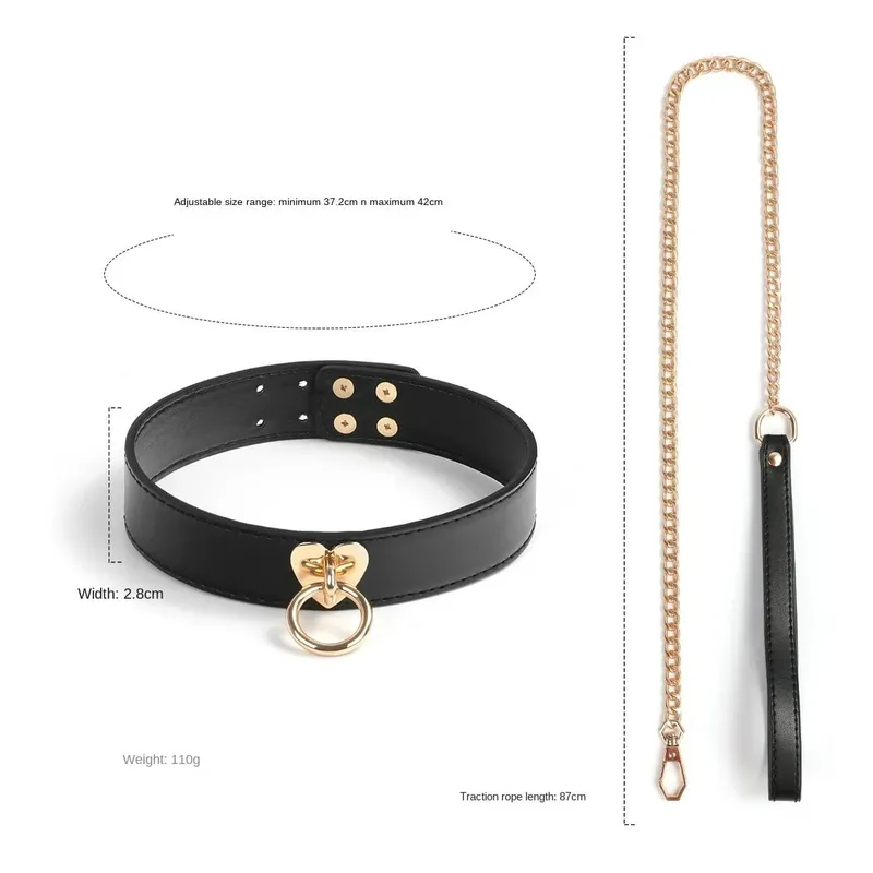 Slave Rollespilssæt Læderhåndjern Ankelmanchetter Ball Gag Mask Piskekrave Snor Sexlegetøj til kvinder Par BDSM Bondage Kit — image 8