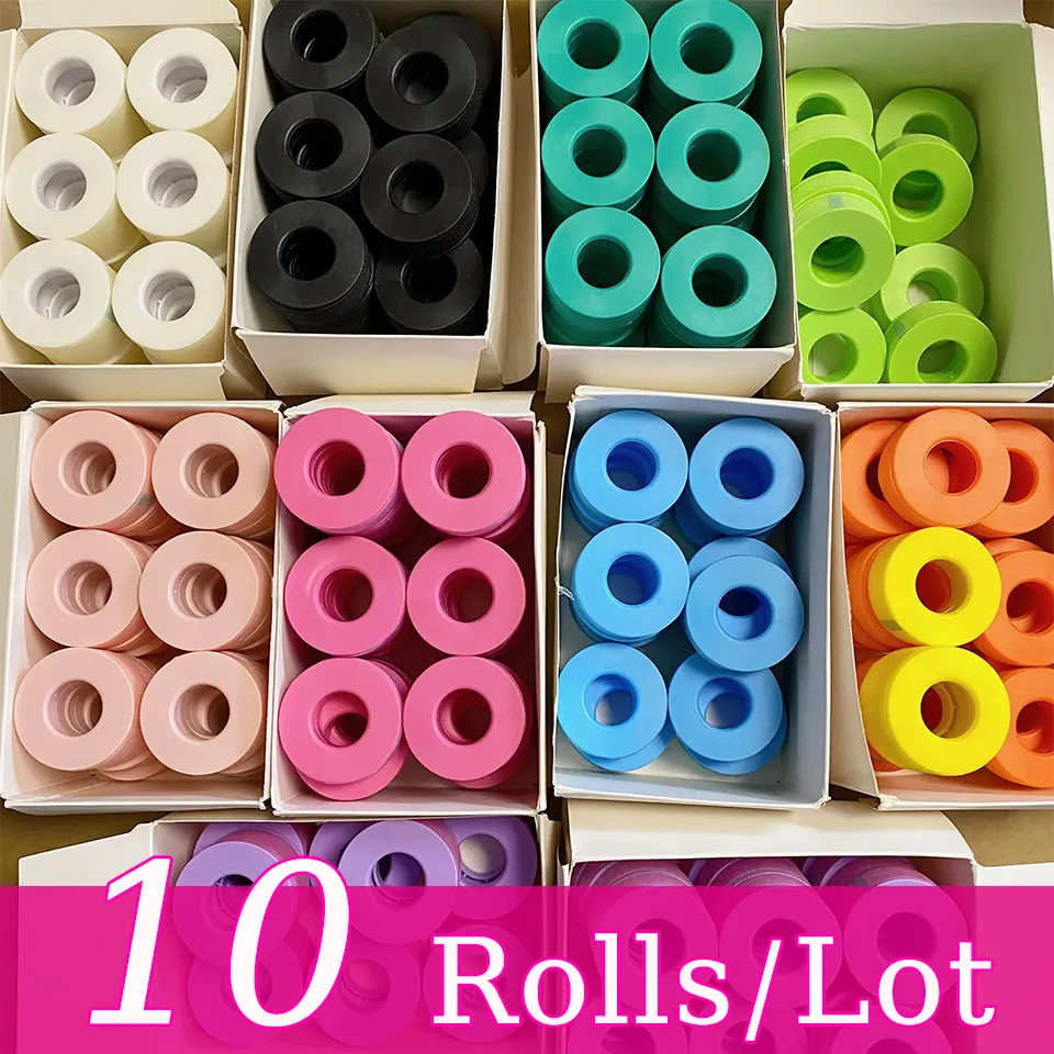 5/10Rolls Silicone Gel Tape for Lash Extensions Non-Woven Breathable Sensitive‑Skin Under‑Eye Patch Lash Tape Makeup Tool Supply — image 2