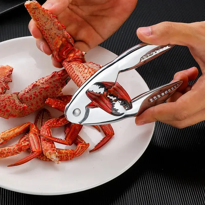 Seafood Tools Multi functional Zinc Alloy Claws Crab Needles Crab Scissors Kitchen Seafood Tools — image 5