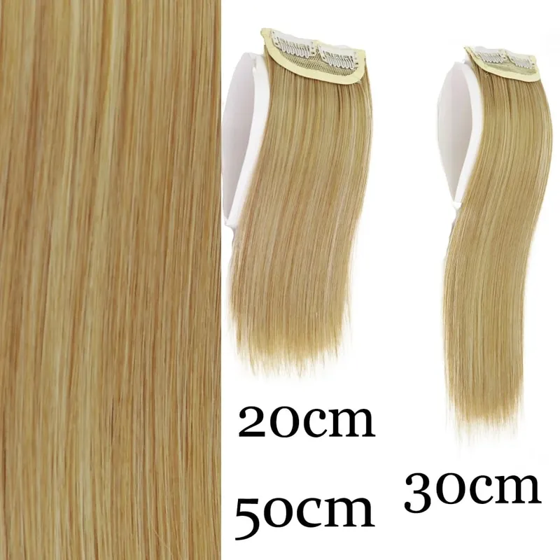 Synthetic Invisable Seamless Hair Pads Clip In One Piece 2Clips Increase hair volume Hair Extensions Top Side Cover Hairpiece — image 18