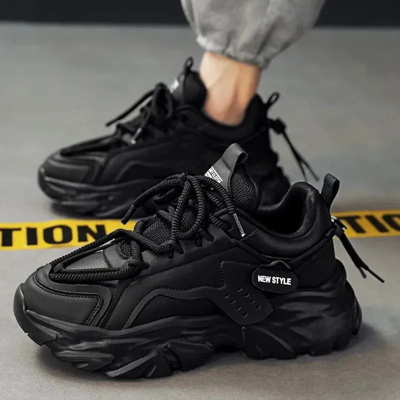 Mens Luxury Platform Sneakers 2026 Fashion Breathable Men Running Shoes Brand Non-slip Sports Shoes for Men Zapatillas De Hombre