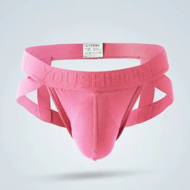 1 PCS New Men Sexy Low Rise Panties G-strings Thong Jock Strap Underwear Briefs Convex Pouch Underpants Gays Clothes Lingerie — image 18