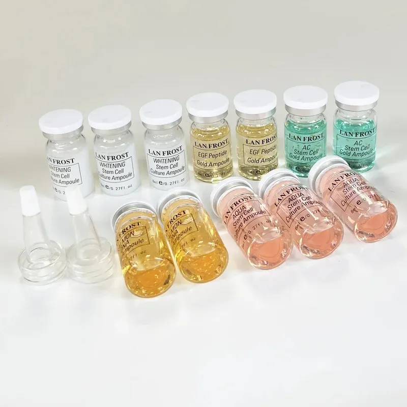 BB Cream Glow Face Skin Care Serum Essence Ampoule Foundation Hyaluronic Acid Peptide Moisturizing Skin Rejuvenation Care Kit — image 3