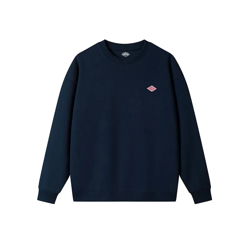 2025 nach Japan exportiert Herbst Dünne Sweatshirt Männer/Frauen Gleiche Stickerei Marke Baumwolle Oansatz Lange Hülse Lose Trainingsanzug Tops