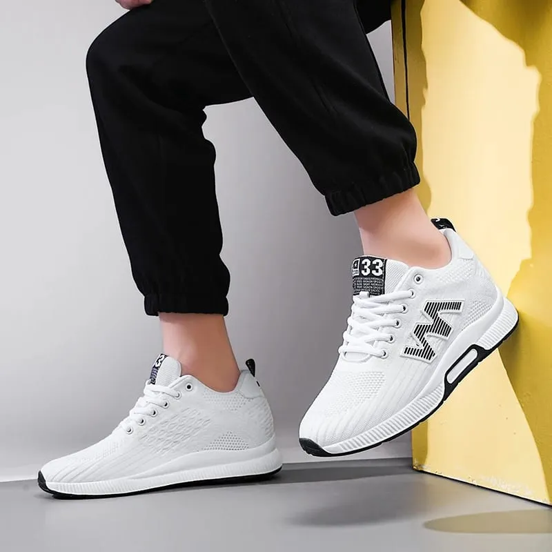 Chunky Sneakers Men Elevator Lift Height Increase Insole 6cm Sports Plus Size 37-46 — image 4