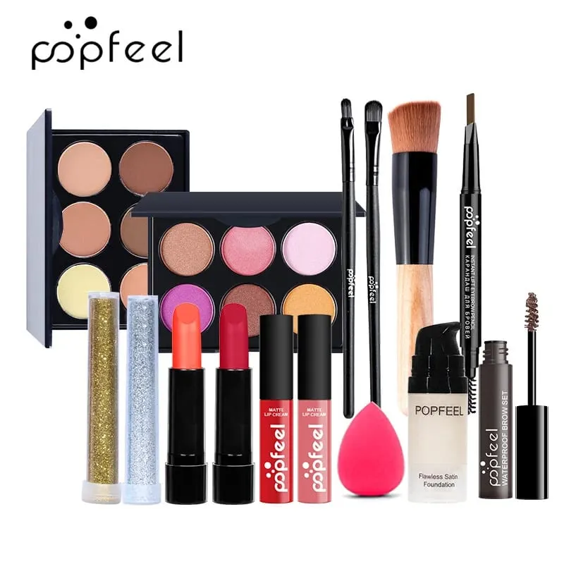 Women's All-In-One Makeup Kit Full Set - Eyebrow Eyeliner Eyeshadow Included Beauty Makeup Sets for Women