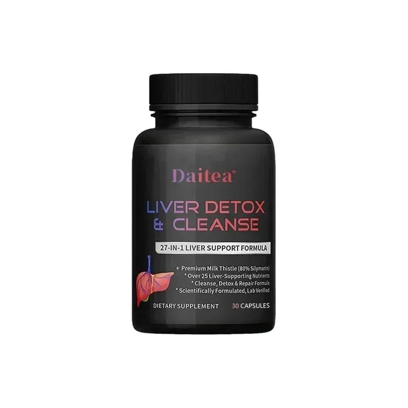 27-in-1 Liver Support Formula Liver Cleanse Detox & Repair Capsules - Milk Thistle Artichoke Dandelion Liver Health Supplement — image 8