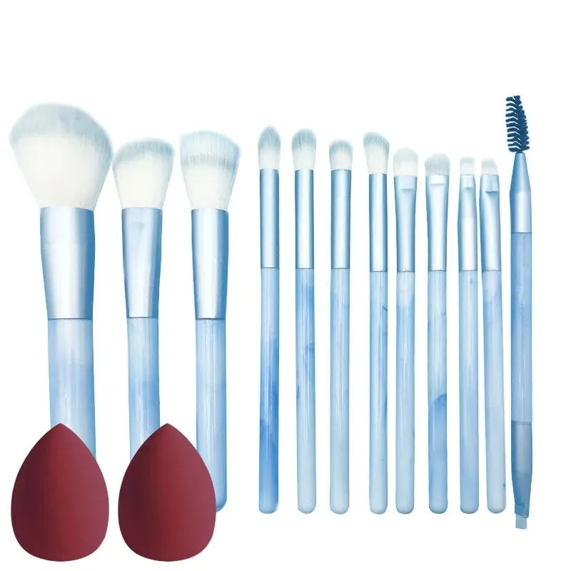10/14Pcs Makeup Brushes Set EyeShadow Foundation Women Cosmetic Loose Powder Blush Super Soft Blending Make Up Brush Beauty Tool — image 14