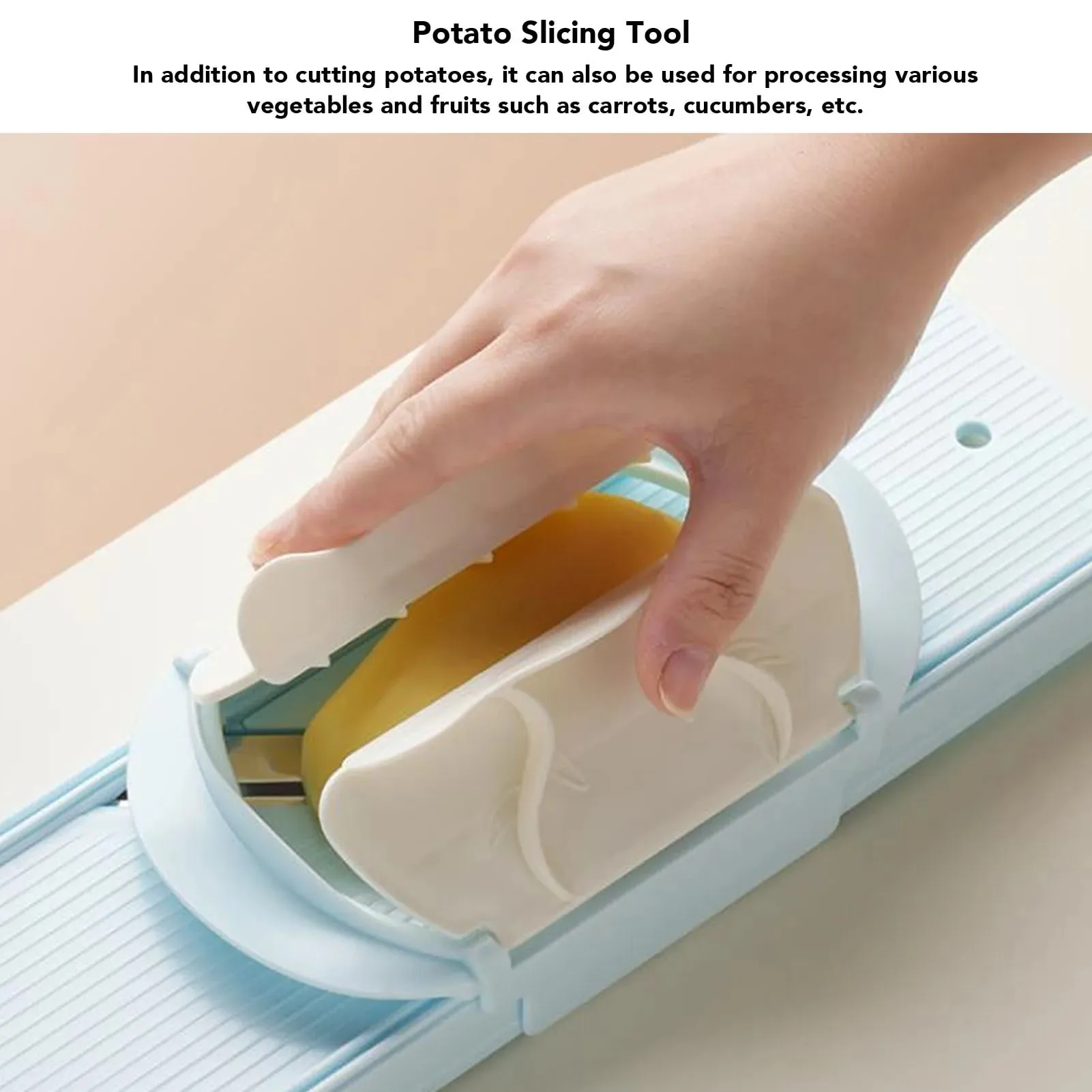 Cucumber Slicing Tool Potato Slicing Tool Efficient Multi Functional Carrot Cucumber Vegetable for Kitchen — image 3