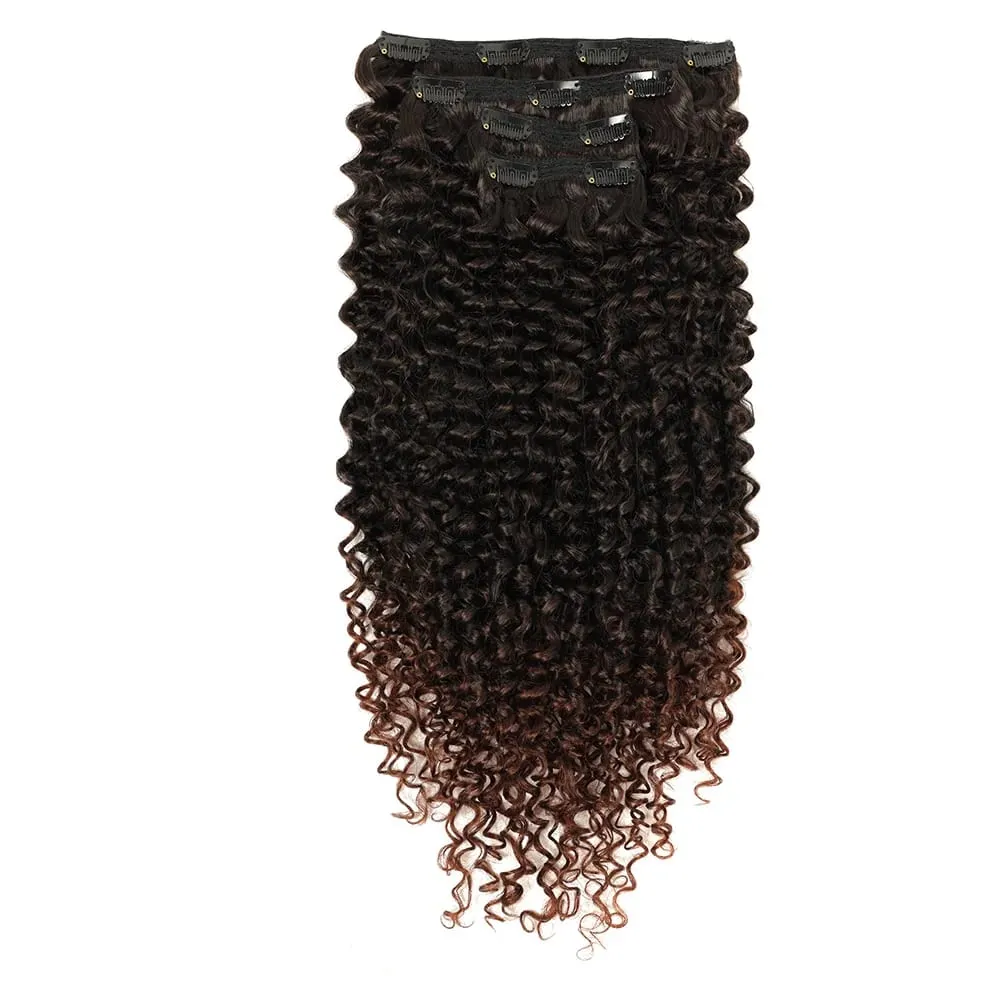 Synthetic Clip In Hair Extensions Kinky Curly Hair extensions for Women 26” Super Long Corn Wave Full Head Fake Hair Pieces