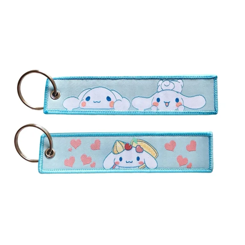 Anime Lock Keychain Fan Gifts Jet Tags Embroidery Key Tag Cute Car Pendant Keyring Ornament Bag Purse Charm Accessories Gifts — image 33