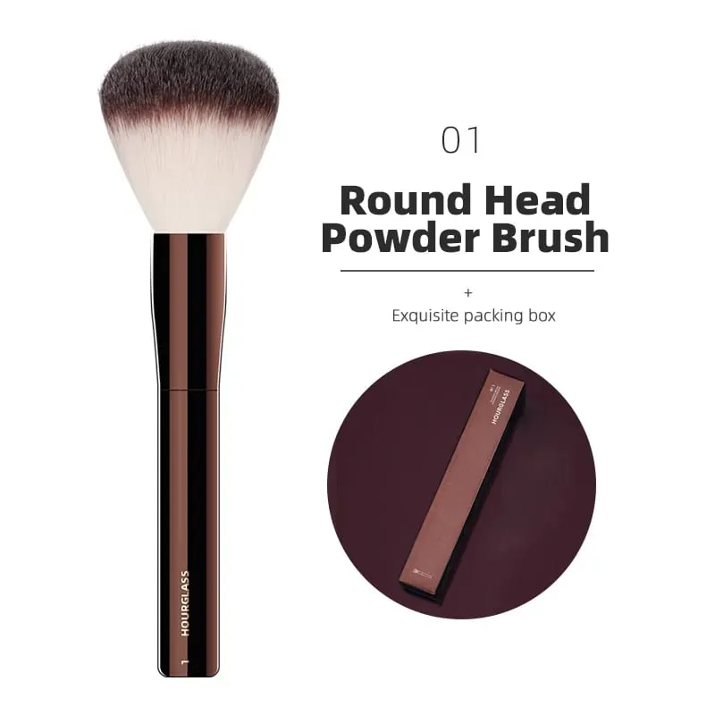 Hourglass Makeup Brushes Powder Foundation Concealer Blusher Bronzer Eye Shadow Eyebrow Eyeliner Sculpting Brush — image 15