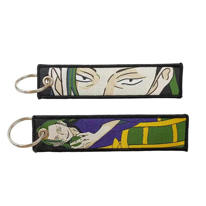 Embroidery Cool Eagle Beak Keychain Lanyard Anime Manga Series Badge Holder USB Pendant Portable Key Lanyard Accessories