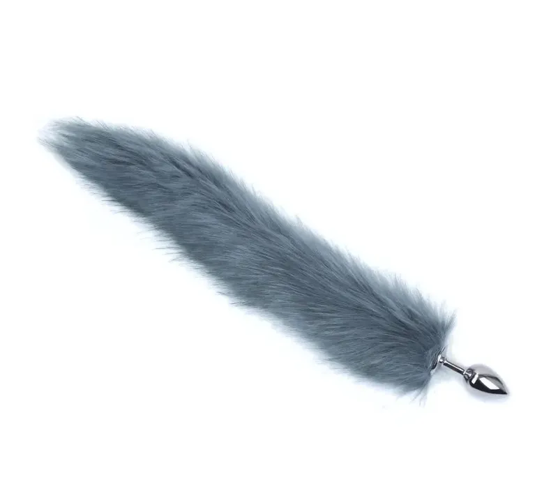 Anal Plug Black Wolf Fox Tail Adult Games Stainless Steel Anal Bead Butt Plug Stimulator Sex Flirting Toys For Women Gay 18+ — image 14