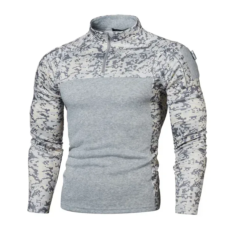 New Pullovers Outdoor Sweatshirt Men Casual Slim Uniform Camouflage Hoodie Clothes Jogging Sweatshirts Long Sleeve Tops — image 8