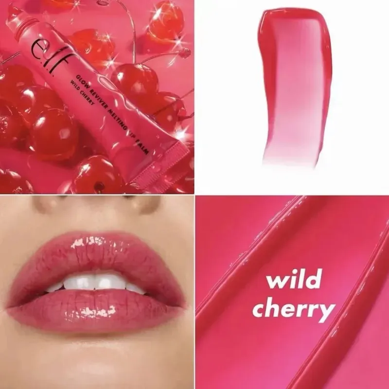 Elf Brand Portable Fruit Flavor Lip Gloss Lightweight Hydrating Nourishing Repairing Improve Lip Lines Tinted Lip Balm Cosmetic