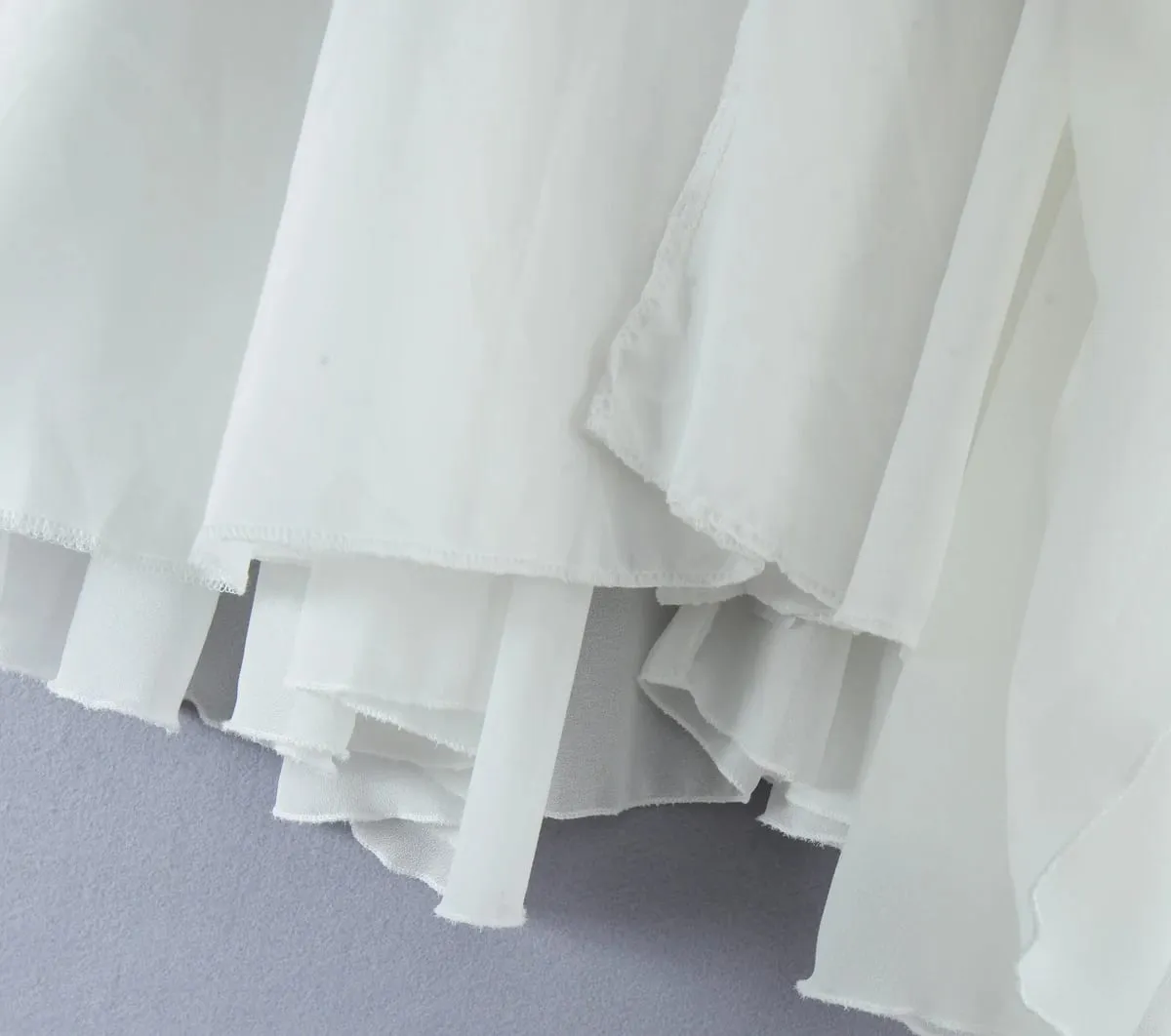 2025 BOHO Kadınlar Beyaz Büyük Backless Sling Elbise O Boyun Geri Fermuar Gevşek Salıncak Mini Kısa Elbiseler Tatil Elbise — image 6