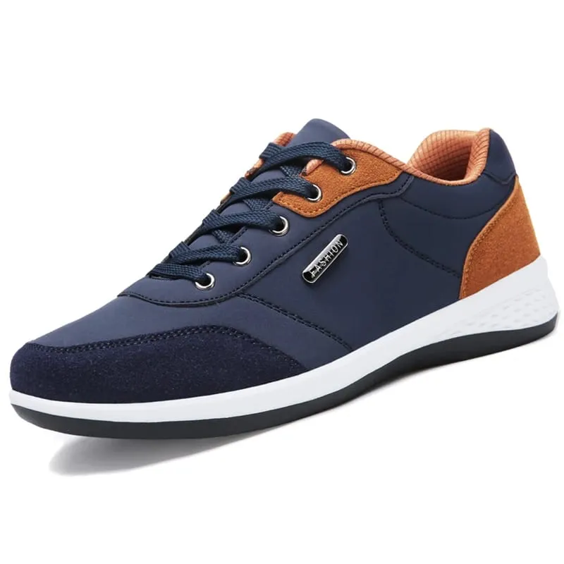 New Running Shoes Men Leather Waterproof Athletic Sneakers Men Wear-resistant Man Walking Sport Shoes Comfortable Men Shoes